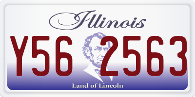 IL license plate Y562563