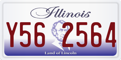 IL license plate Y562564