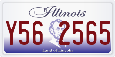 IL license plate Y562565