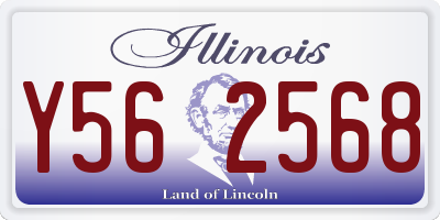 IL license plate Y562568