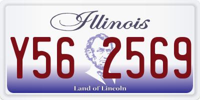 IL license plate Y562569