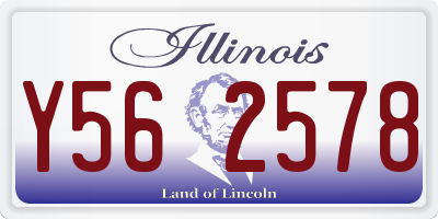 IL license plate Y562578