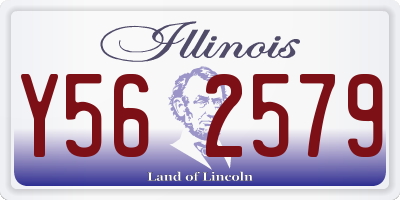 IL license plate Y562579