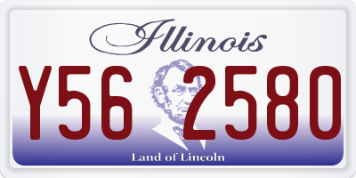 IL license plate Y562580