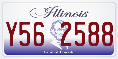 IL license plate Y562588