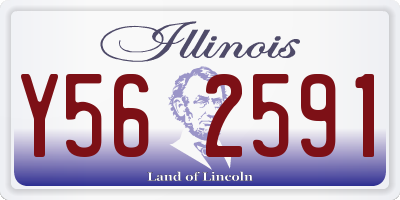 IL license plate Y562591