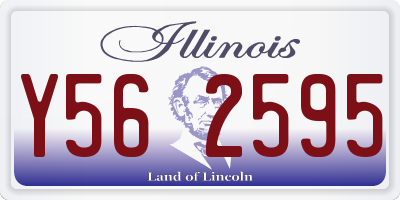 IL license plate Y562595