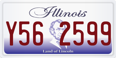 IL license plate Y562599