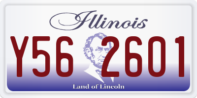 IL license plate Y562601