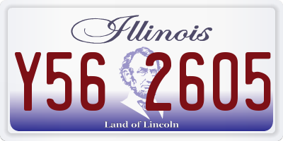 IL license plate Y562605