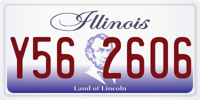 IL license plate Y562606