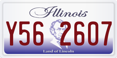 IL license plate Y562607