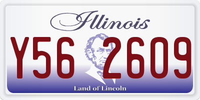 IL license plate Y562609