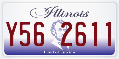 IL license plate Y562611
