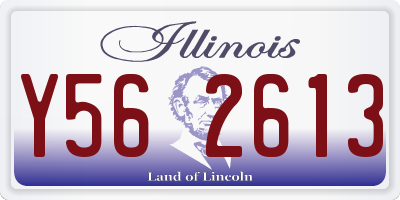 IL license plate Y562613