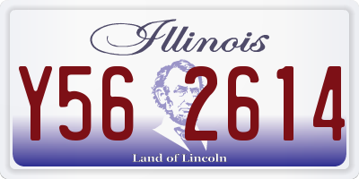 IL license plate Y562614