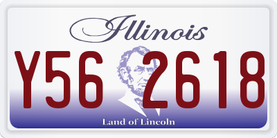 IL license plate Y562618
