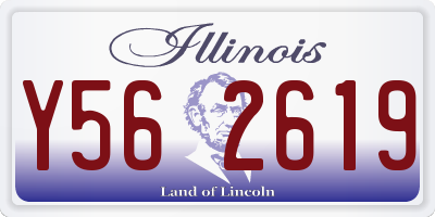 IL license plate Y562619