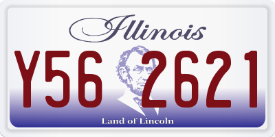 IL license plate Y562621