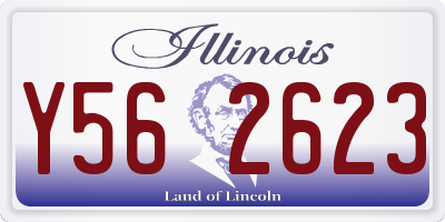 IL license plate Y562623
