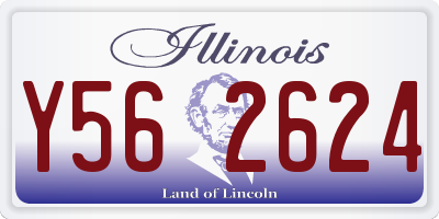 IL license plate Y562624