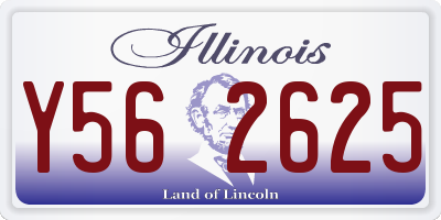 IL license plate Y562625