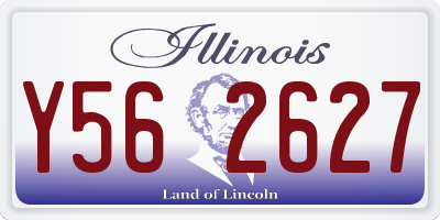IL license plate Y562627