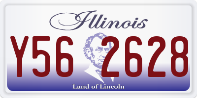 IL license plate Y562628