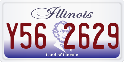 IL license plate Y562629