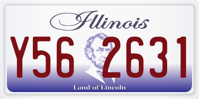 IL license plate Y562631