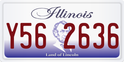 IL license plate Y562636