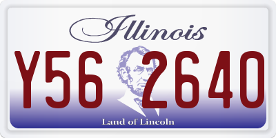 IL license plate Y562640