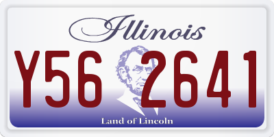 IL license plate Y562641