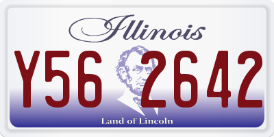 IL license plate Y562642
