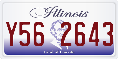 IL license plate Y562643