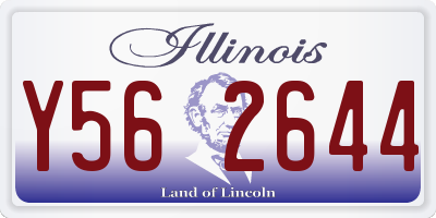 IL license plate Y562644