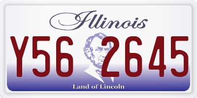 IL license plate Y562645