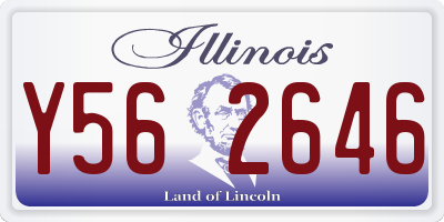IL license plate Y562646