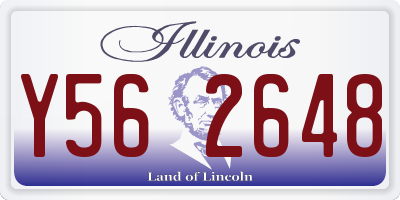 IL license plate Y562648