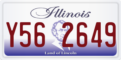 IL license plate Y562649