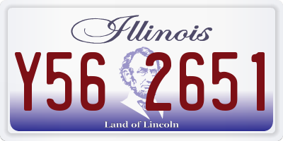 IL license plate Y562651