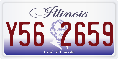 IL license plate Y562659