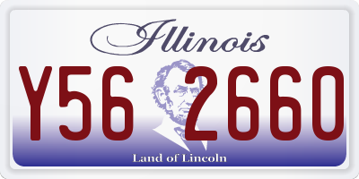 IL license plate Y562660