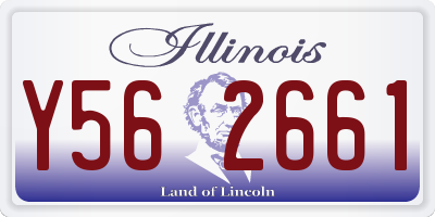 IL license plate Y562661