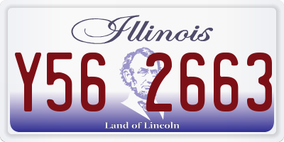 IL license plate Y562663