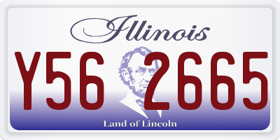 IL license plate Y562665