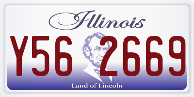 IL license plate Y562669