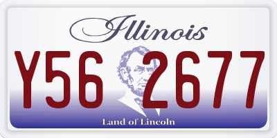 IL license plate Y562677