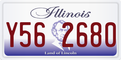 IL license plate Y562680