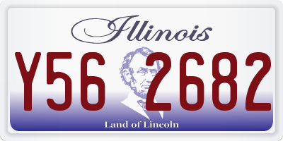 IL license plate Y562682